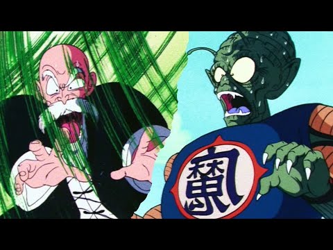 Muten Roshi Uses Mafuba on Piccolo Daimao (Japanese)