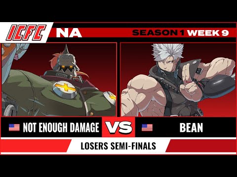 Bean (Chipp) vs Not Enough Damage (Potemkin) Losers Semifinals - ICFC GGST Season 1 Week 9