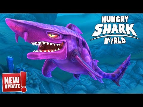 Hungry Shark World - NEW DARK MAGIC SHARK - New Update - Android Gameplay [FHD]