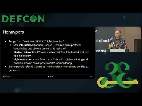 DEF CON 33 - SSH Honeypots and Walkthrough Workshops: A History - Ryan Mitchell