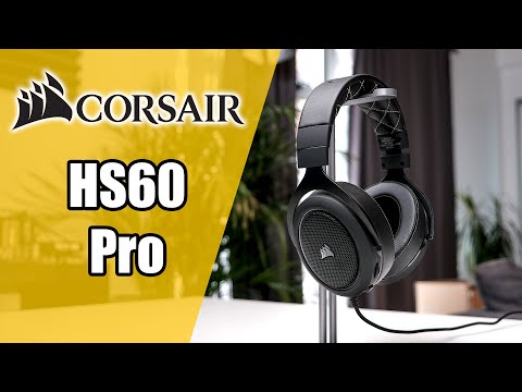 Corsair HS65 erdvinio garso ausinės, Su laidu, Baltos video