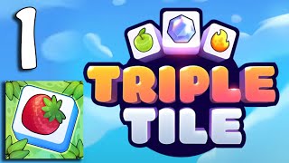 Triple Tile - Gameplay Walkthrough Part 1 (Android, iOS)