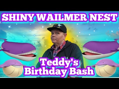 🔴 LIVE NOW 🔴 SHiNY WALiMER NEST 🐳  TEDDY'S BiRTHDAY BASH 🎈 | POKéMON GO in NYC ⭐ (Part 2)