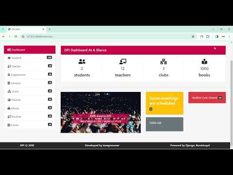 Students Management in Django Python