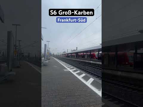 Frankfurt-Süd Einfahrt BR423/S6➡️Groß-Karben #br423 #sbahn #shorts