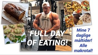 FULL DAY OF EATING! MIN OFF-SEASON KOSTPLAN!