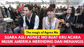 Download lagu AGNEZ MO's Live Voice Makes the American Music Show Crew Cry, Get Goosebumps, and Make the Room Boom mp3