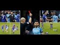 Aguero & Fernandinho Red CARD Fighting,Dirty Tackle - Manchester City vs Chelsea (1-3) - 3/12/16