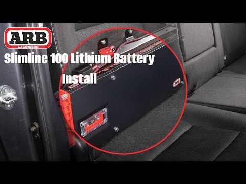 ARB Slimline 100 Lithium Battery Install