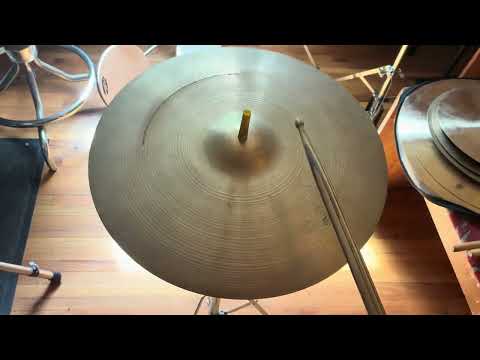 Restored Zildjian 16" A. Zildjian '70s Stamp Crash Cymbal 1970s - Traditional image 6