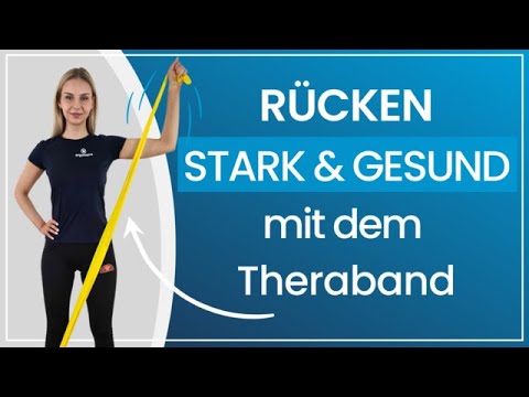 10 Minuten Theraband Übungen für einen starken und gesunden Rücken!