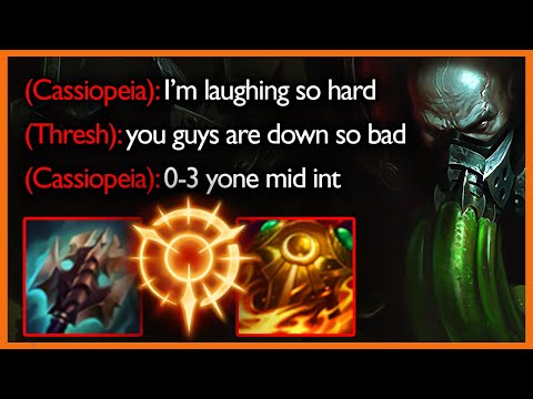 Trash talkers get real quiet once I start scaling [Urgot vs Darius] - League of Legends