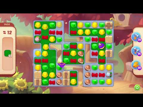 Homescapes 1400 Level - 18 moves - NO BooSTERS