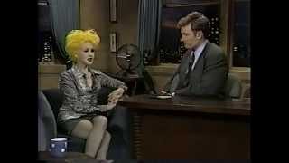Cyndi Lauper on Late Night 1994
