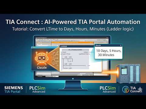 [EN] TIA Connect & AI: LTime to Days Hours Minutes conversion in LADDER