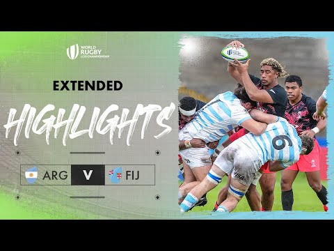 Argentina looking STRONG! | Argentina v Fiji | World Rugby U20 Championship 2024 Extended Highlights