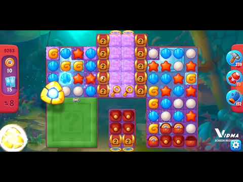 Fishdom. 9283 hard level no boosters and diamonds. 16 moves