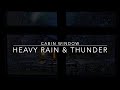 Heavy Rain & Thunder on a Cabin Window - 1 hour Rain Sounds for Sleep