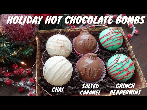 Hot Chocolate Bombs for the Holidays