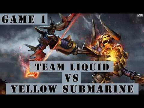 Dota 2 Gameplay - Team Liquid vs Yellow Submarine (StarLadder i-League SLTV Star Series 13 Game 1)