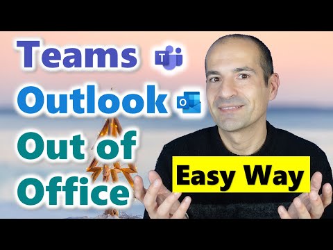 🌴 How to set out of office easily in Teams and Outlook in a few clicks [Power Automate]