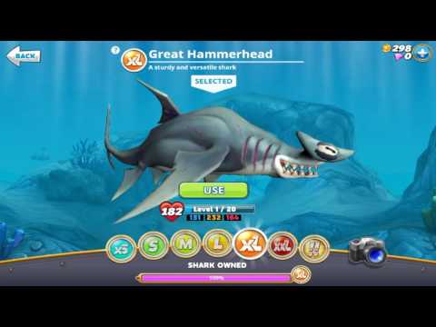 Hungry shark world great head south China sea