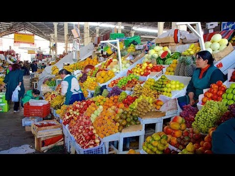 Peru Local Market STREET FOOD Tour of San Pedro Market in Cusco
