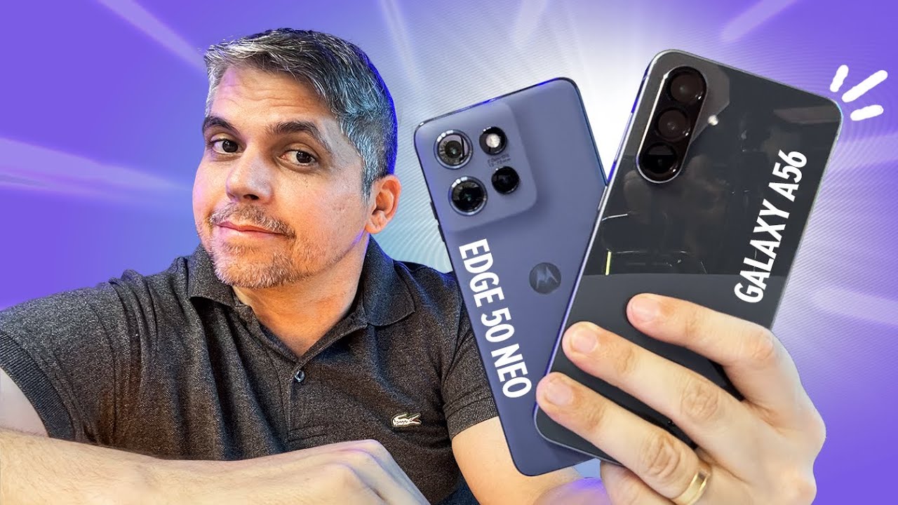 Galaxy A56 vs Motorola Edge 50 Neo: Qual DESTRUIU o Outro? (Comparativo)