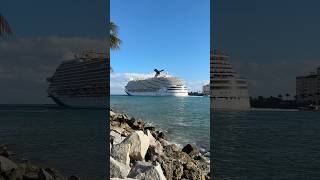 Carnival Magic sailing away from Miami! #carnivalcruise #carnivalmagic #cruise #cruiseship #miami
