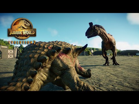 Savage Herbivores Vs Cryolophosaurus | Jurassic World Evolution 2