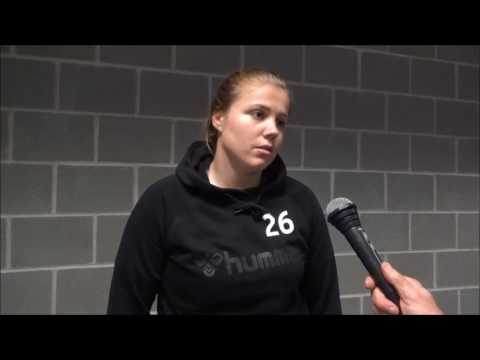 20170507 Interview with Justien Odeurs after the match SGS Essen against  FF USV Jena and ended on a