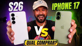 GALAXY S26 vs IPHONE 17: SÓ um PODE VENCER!