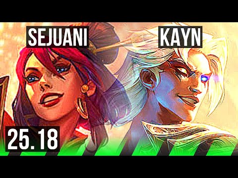 SEJUANI vs KAYN (JGL) | KR Master | 25.18