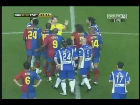 Barcelona 1 - Espanyol 2 Highlights 21.02.2009