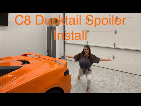 Spoiler Alert! RGS Installs a Ducktail Spoiler on their 2022 C8 Corvette HTC