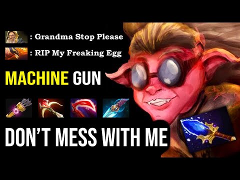 Don't Mess with this Grandma!!! EPIC Offlane Snapfire Crazy Aghanim Multi Machine Gun DotA 2