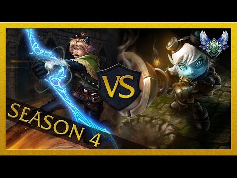 LoL Season 4 Ranked #031 - Ezreal vs. Tristana [AD Carry] [Diamond] [German]