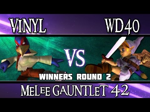 Melee Gauntlet 42 - WD40 (Young Link) vs Vinyl (Falco)