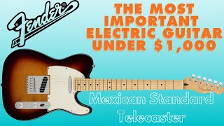 Video thumbnail for The Mexican Made Fender Telecaster Standard is the most important guitar under $1,000 by Jeremy Sheppard