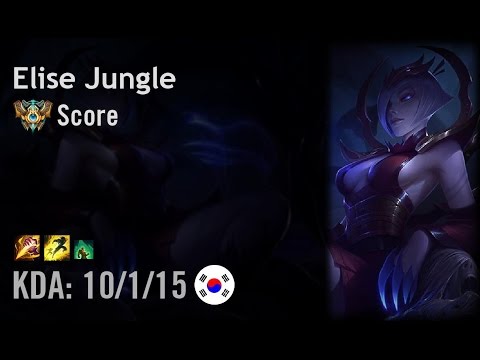 Elise Jungle vs Graves - Score - KR Challenger Patch 6.8