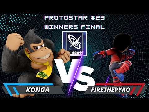 Konga (Donkey Kong) Vs. FireThePyro (Mii Brawler) | Protostar #23 | Winners Final | SSBU