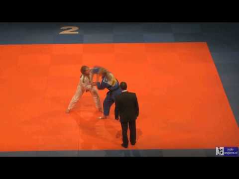 Judo 2014 Dutch Championships: Zegers (ZN) - Jager (NN) [-57kg] final