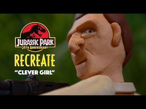 Jurassic Park 25th Anniversary Recreate Winner - Clever Girl Claymation