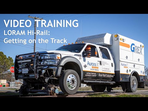 Loram Hi Rail Getting On The Track Almon Inc Training Video