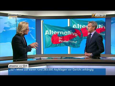 Wahlkampf der AfD: Volker Kronenberg im Studiotalk am 18.09.2017