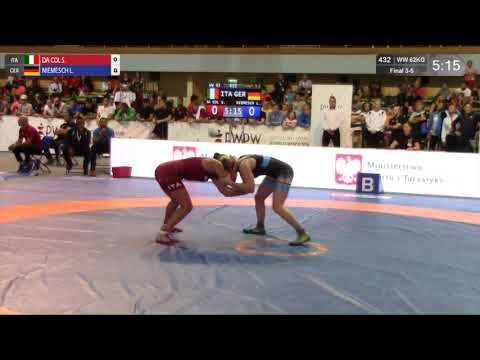 BRONZE WW - 62 kg: S. DA COL (ITA) v. L. NIEMESCH (GER)