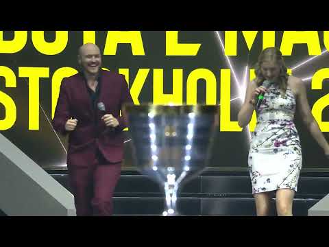 ESL One Stockholm 2022 Opening Ceremony with crowd