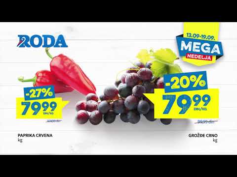 Roda | Mega nedelja 13.09 - 19.09.2019.