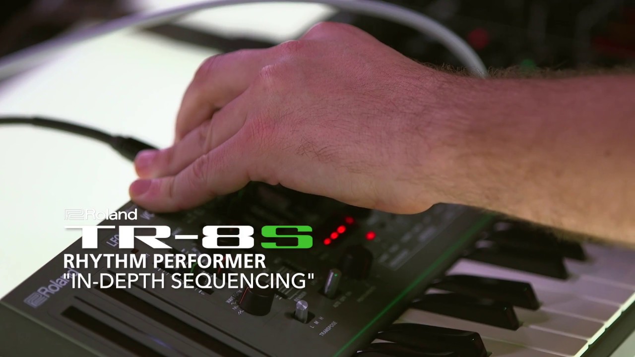 Roland TR-8S: Sequencing