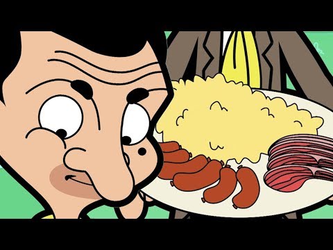 Mr. Bean Cooks Breakfast at the Campsite - Subject+Verb